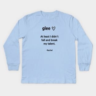 Glee/Rachel Kids Long Sleeve T-Shirt